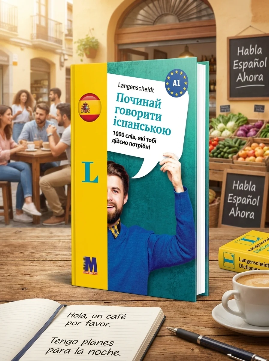 Починай говорити іспанською. 1000 слів, які тобі дійсно потрібні — Вивчення мов