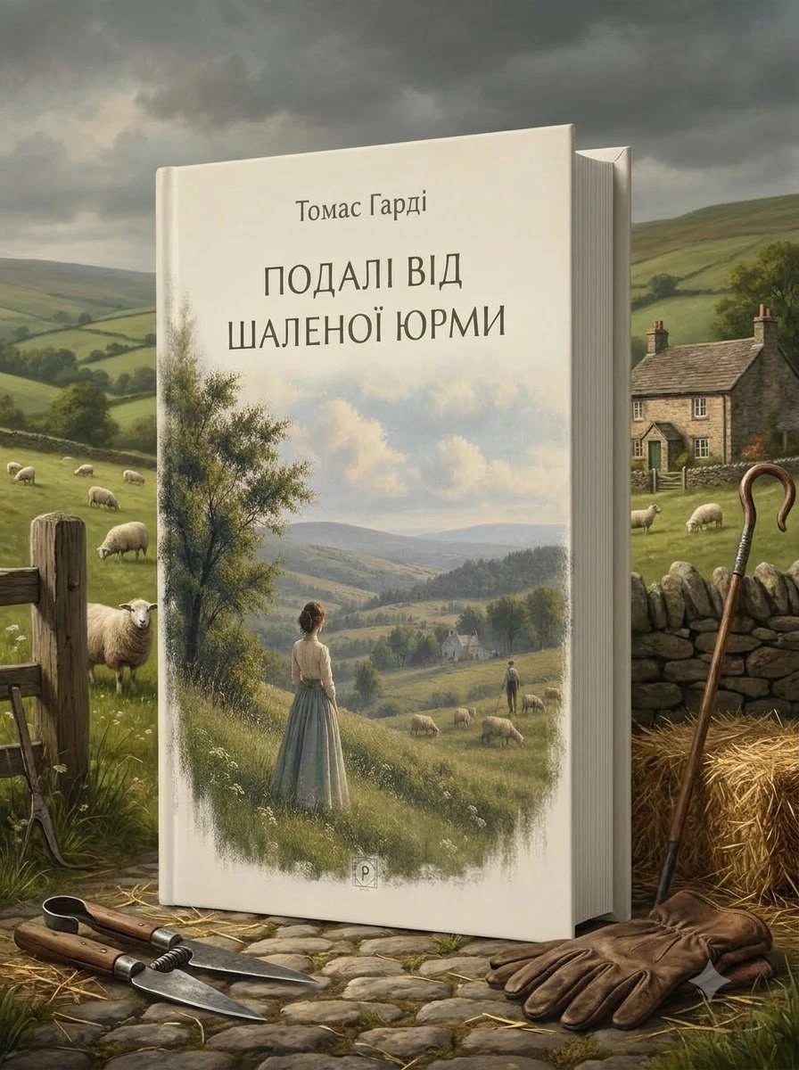 Подалі від шаленої юрми — Томас Гарді, обкладинка
