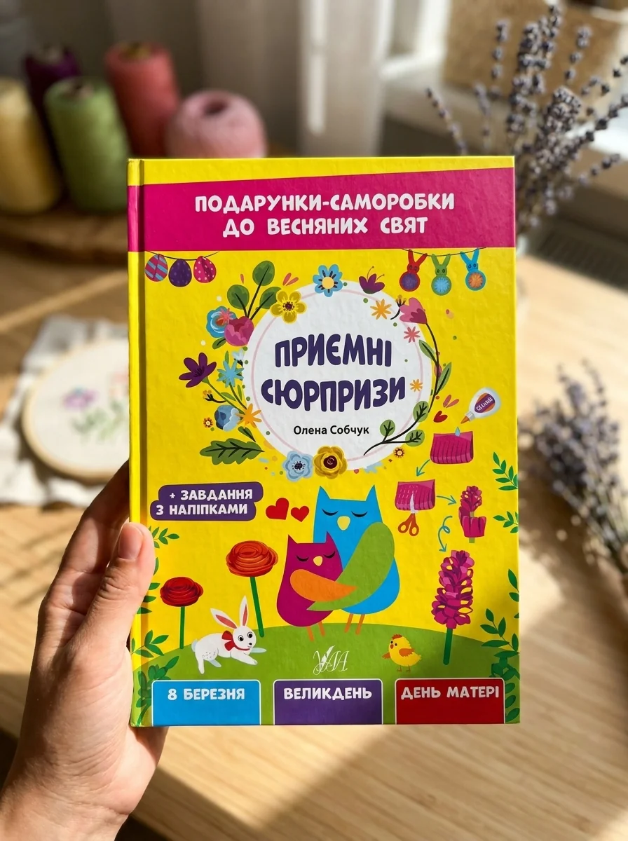 Подарунки-саморобки до весняних свят. Приємні сюрпризи — Розвивальні книги