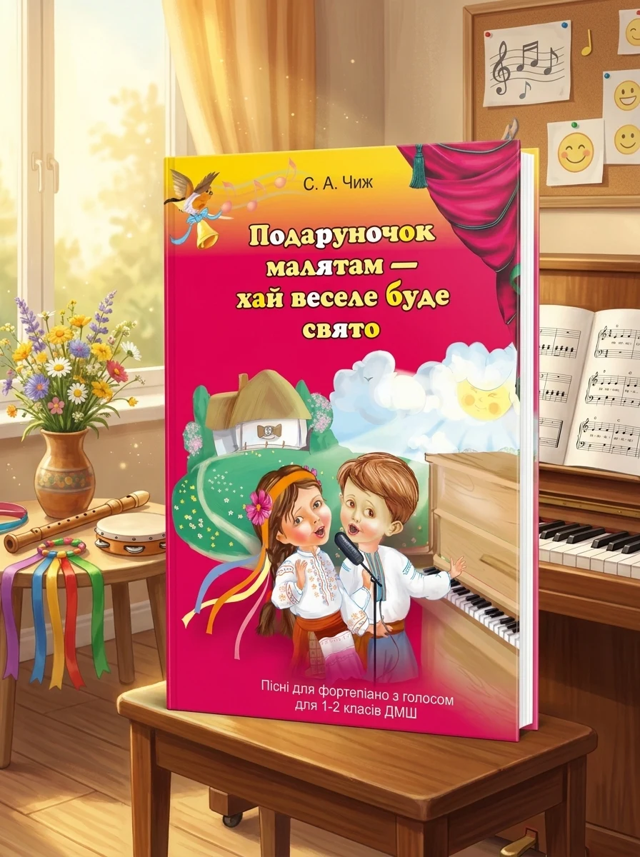 Подаруночок малятам - хай веселе буде свято. Пісні для фортепіано з голосом для 1-2 класів ДМШ — Вивчення мов
