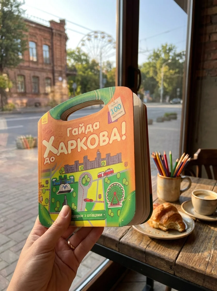 Подорож з олівцями : Гайда до Харкова! (у) — Юлія Каспарова, обкладинка