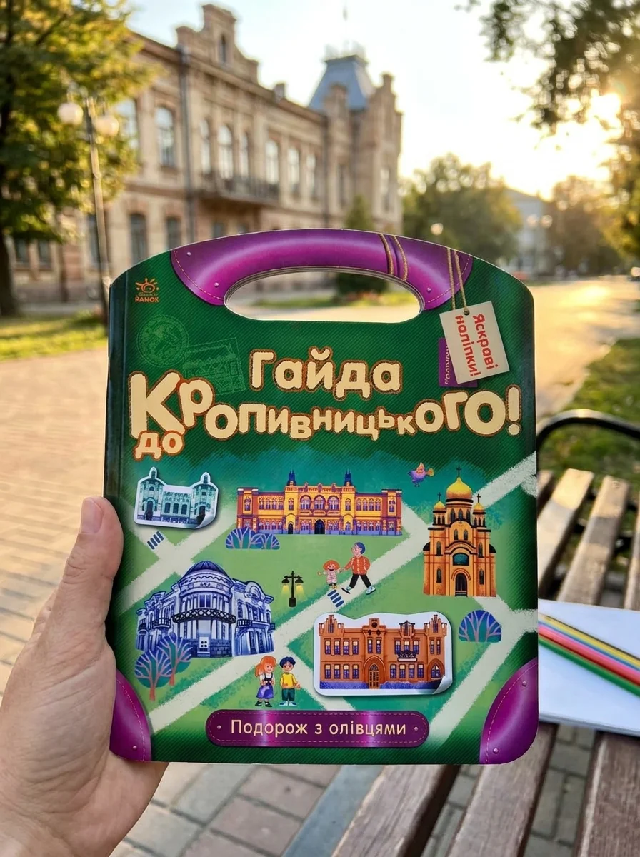 Подорож з олівцями. Гайда до Кропивницького! — Дитяча література