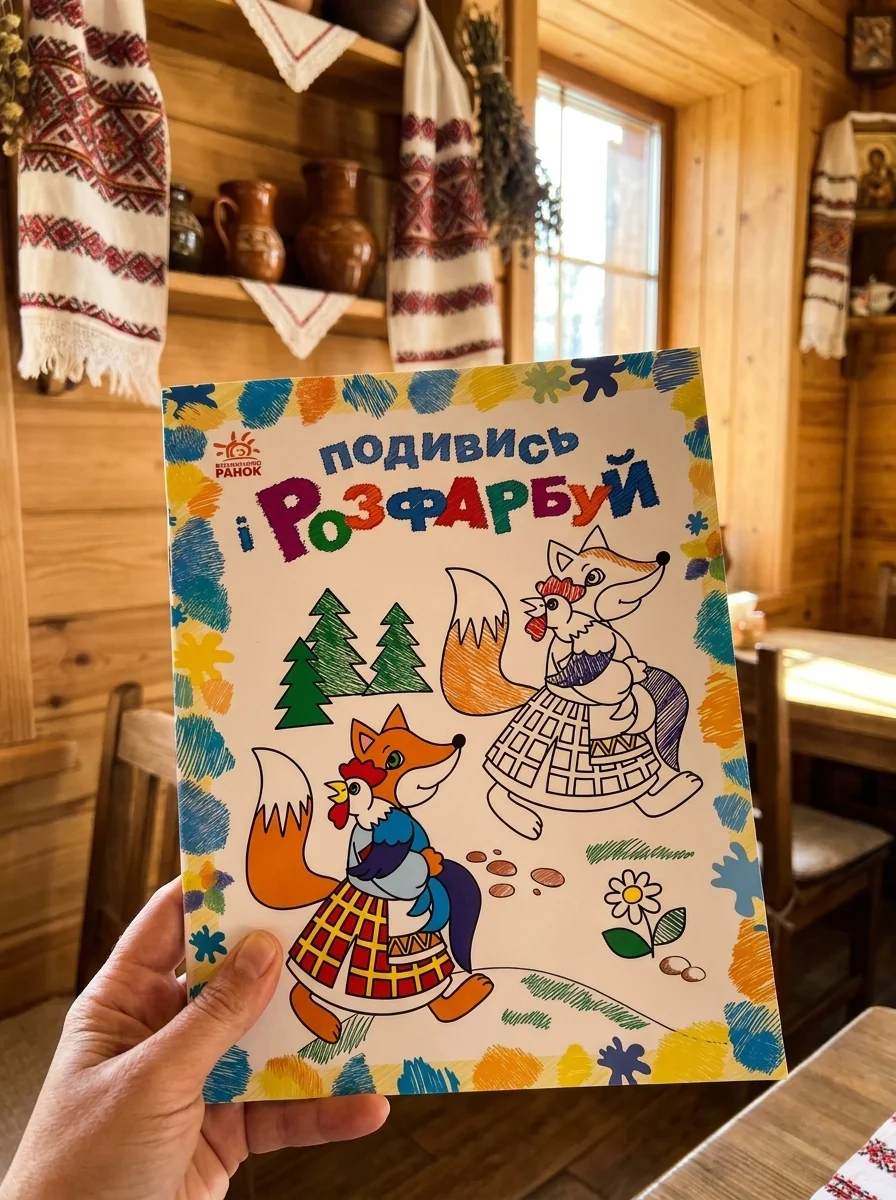 Подивись і розфарбуй. Казкова Україна — фото 2
