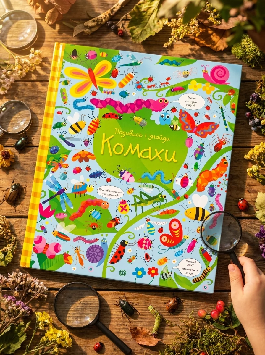 Подивись і знайди. Комахи