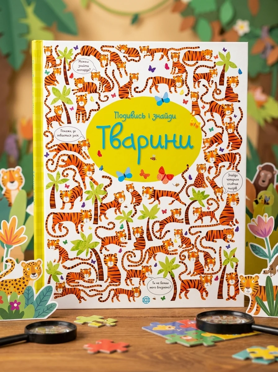 Подивись і знайди. Тварини — Дитяча література