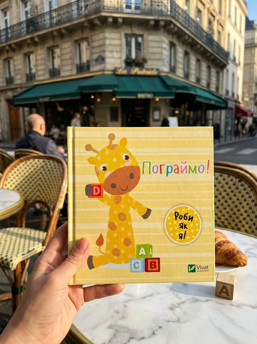 Пограймо. День з жирафеням Тедом — Книги для малят