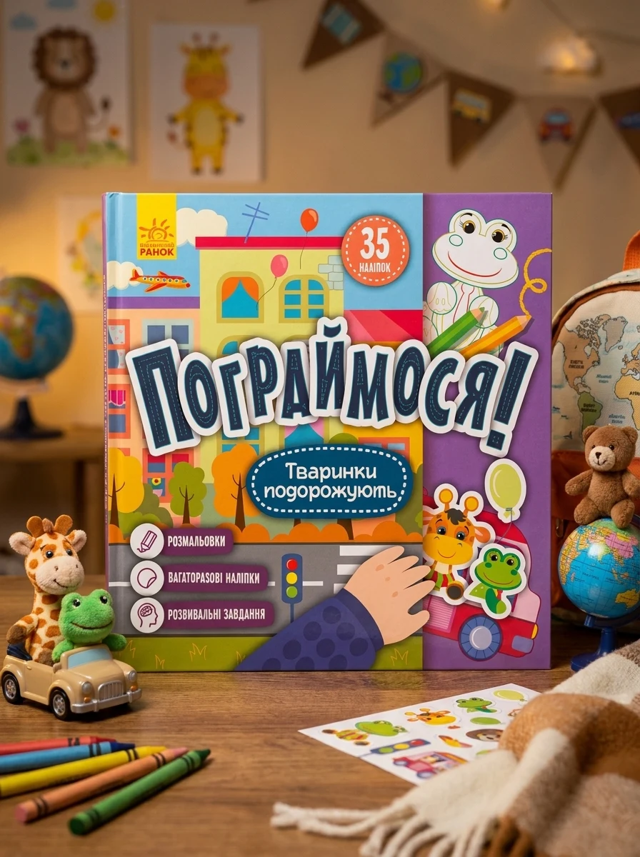Пограймося! Тваринки подорожують, — Дитяча література