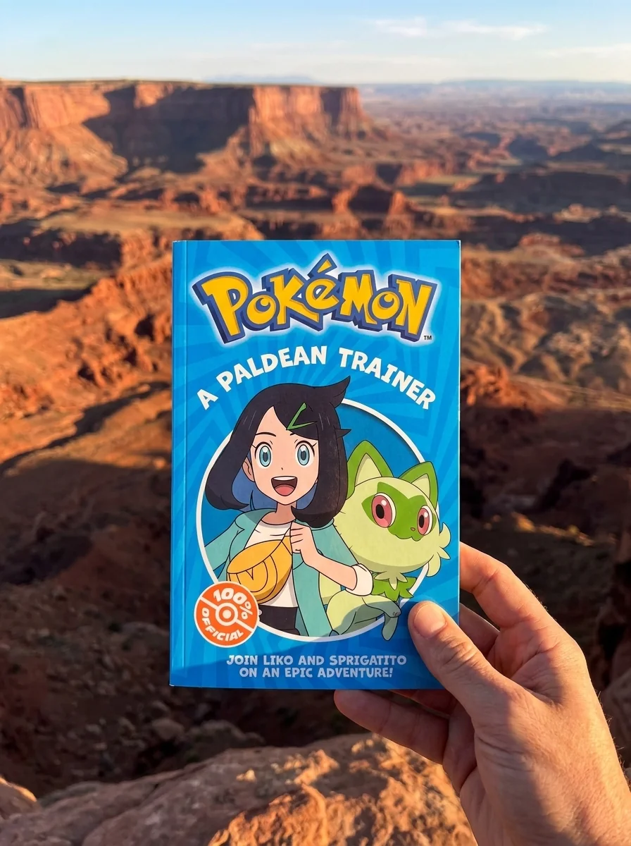 Pokemon: A Paldean Trainer Chapter Book, обкладинка