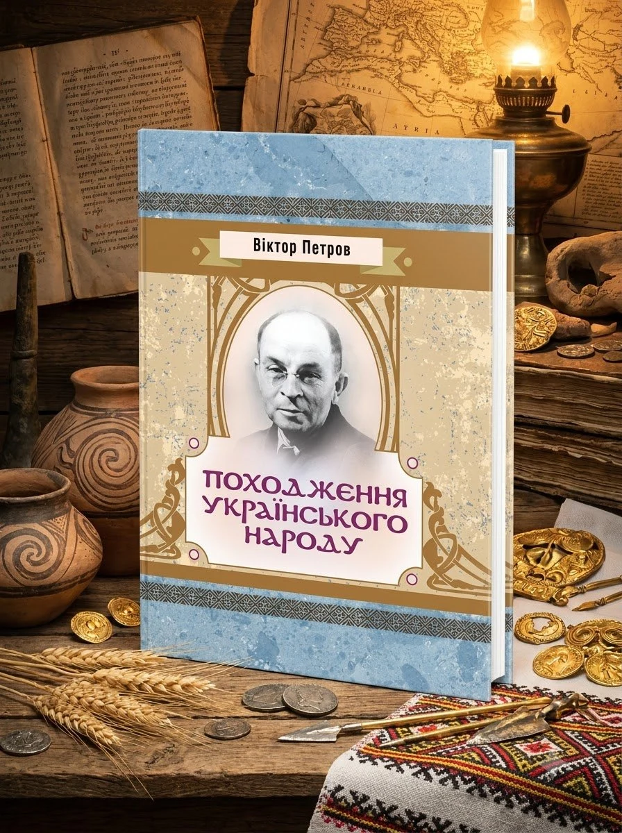 Походження українського народу. — Петров Віктор Платонович, обкладинка