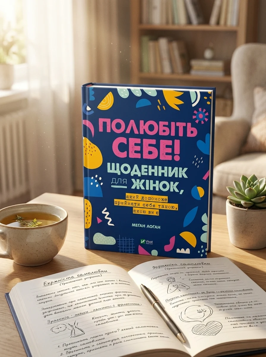 Полюбіть себе! Щоденник для жінок, який допоможе прийняти себе такою, якою ви є — Наука та психологія