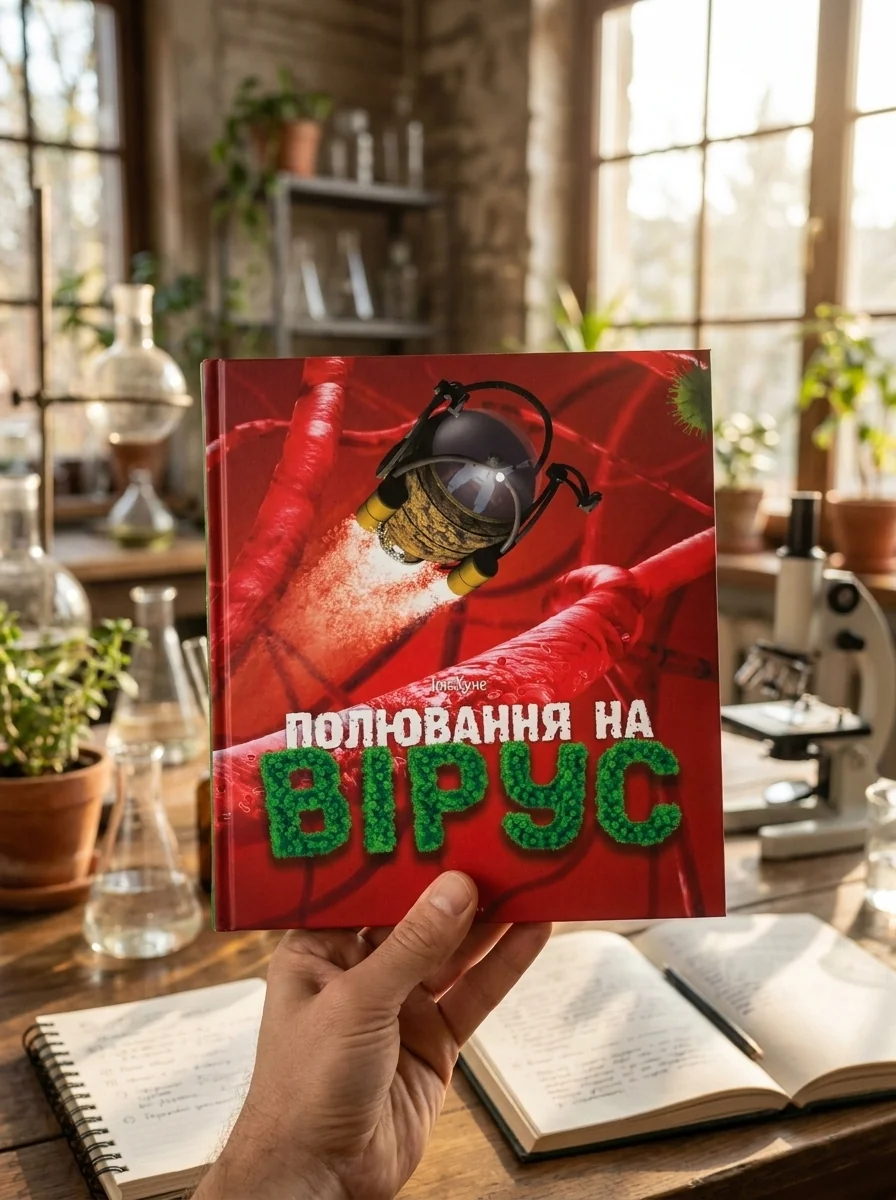 Полювання на вірус — Пізнавальні книги для дітей