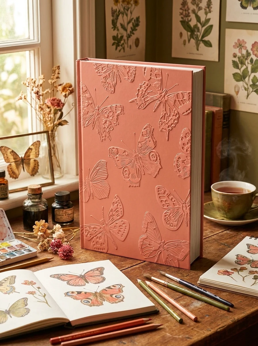 Polly Rose Morris: Flurry of Butterflies Artisan Art Notebook — Дім, сім'я, релігія