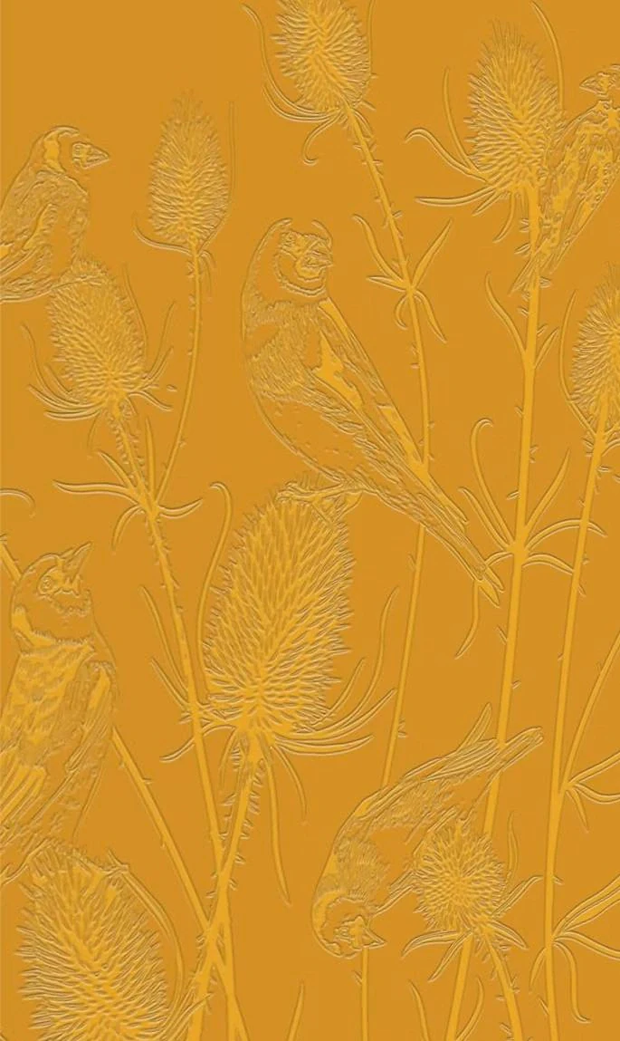 Polly Rose Morris: Gathering of Goldfinches Artisan Art Notebook,