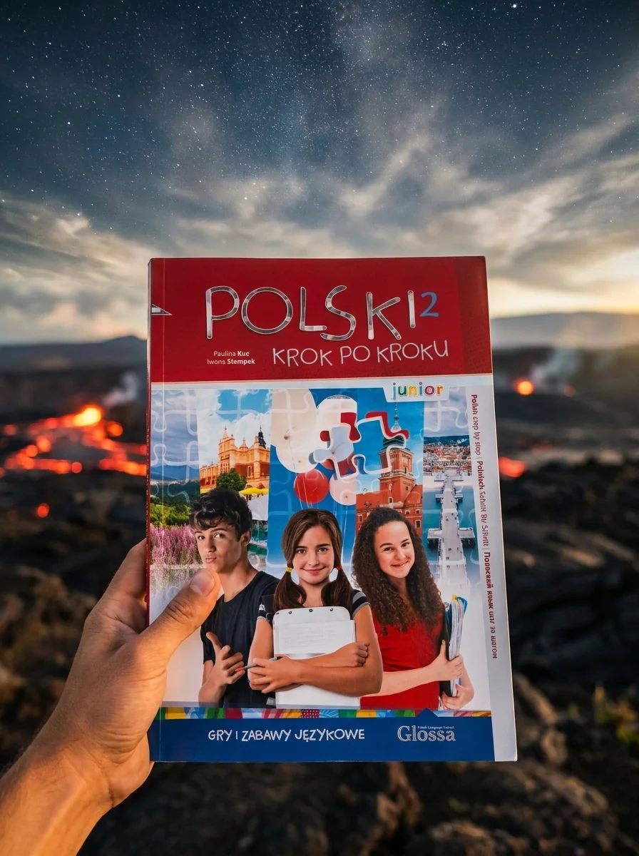 Polski krok po kroku Junior 2 Gry i zabawy językowe — Івона Стемпек, обкладинка