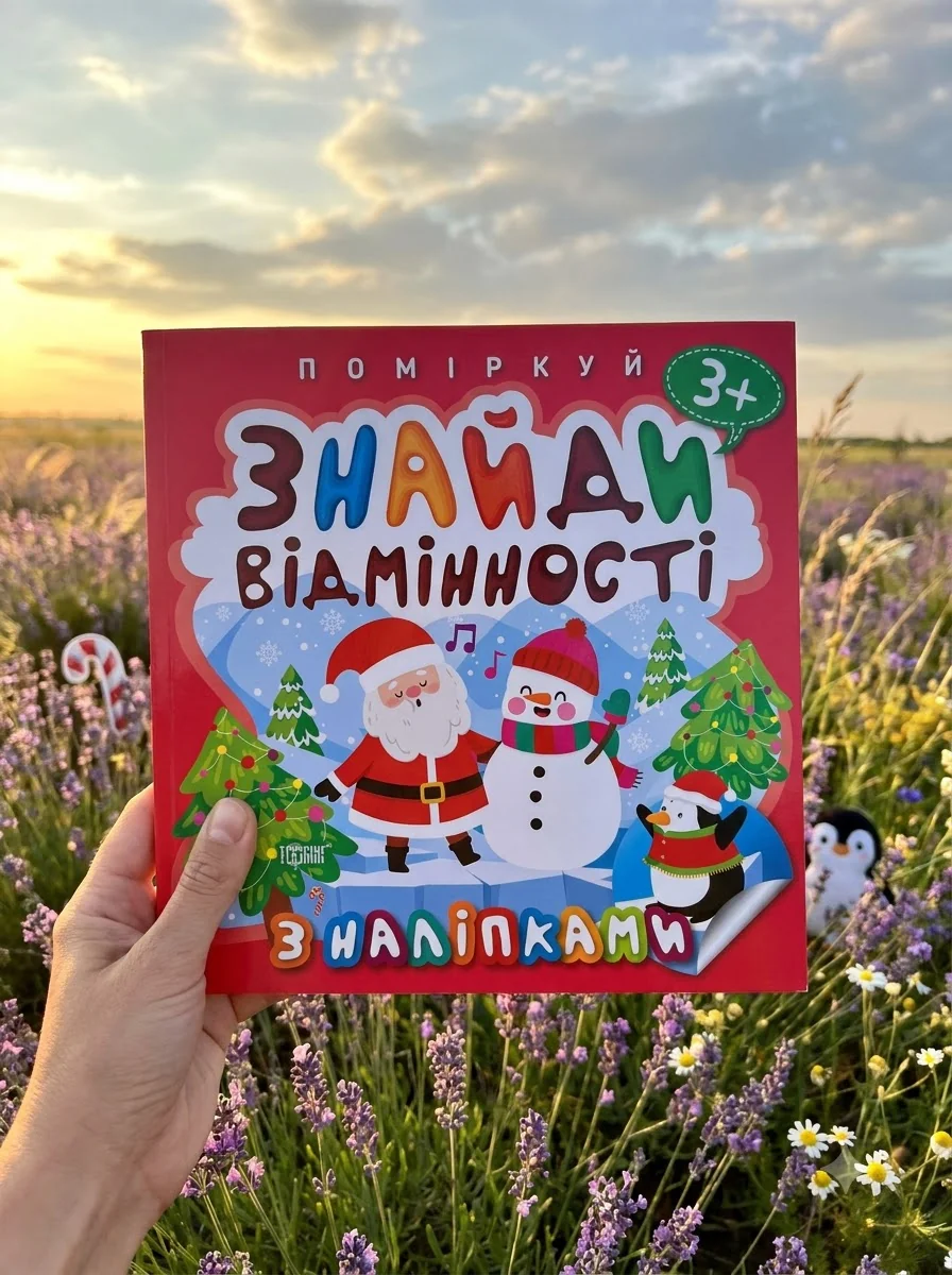 Поміркуй. Знайди відмінності. Пінгвін — Оксана Алліна, обкладинка