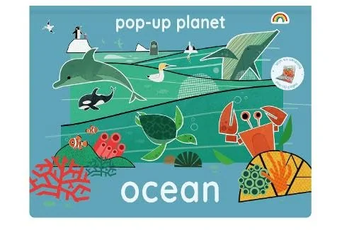 Pop-up planet. Ocean