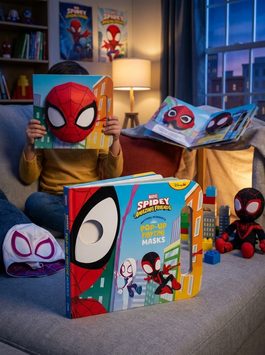 Pop-Up Playtime Masks. Spidey and His Amazing Friends — Дитяча література