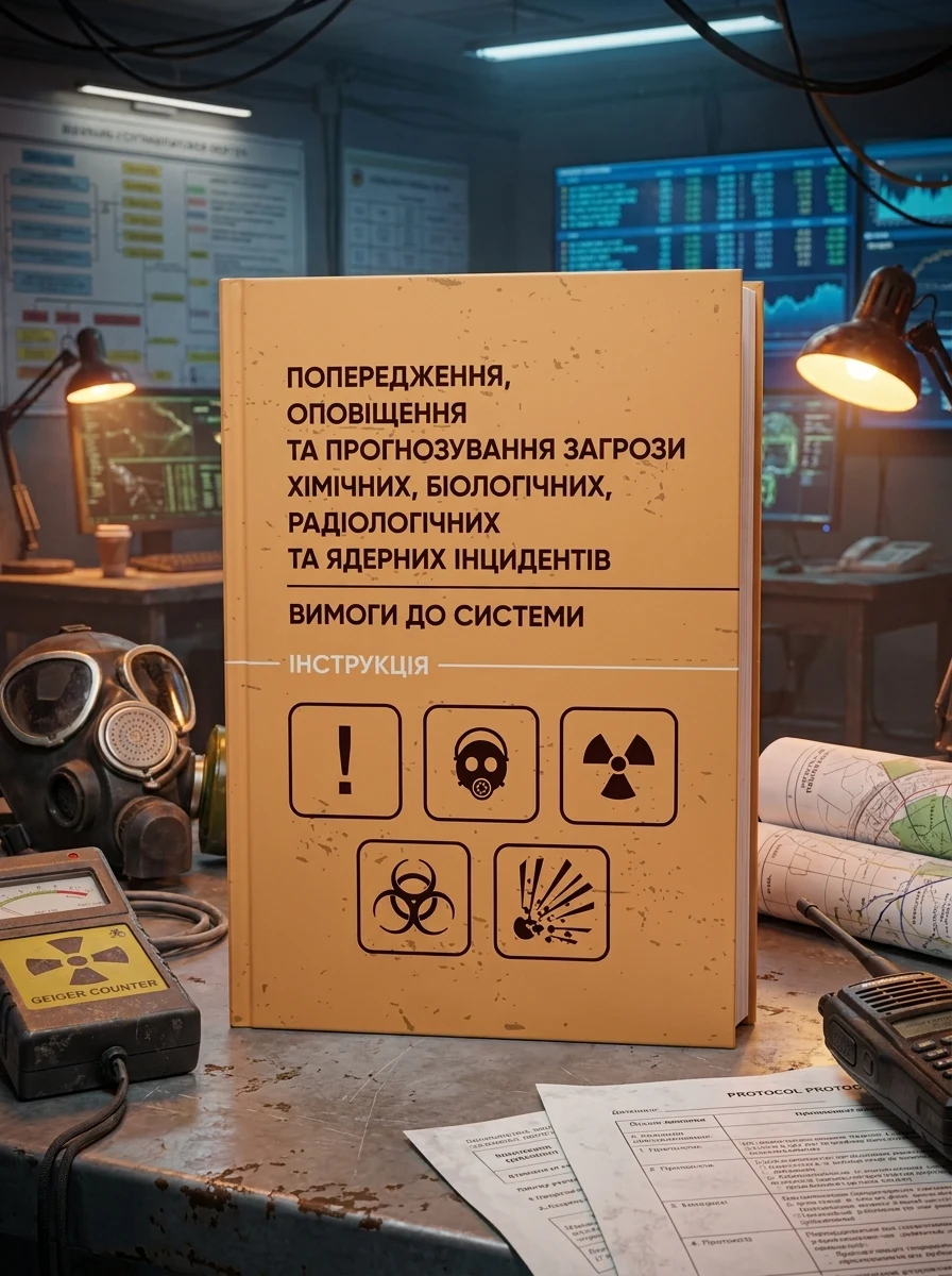Попередження, оповіщення та прогнозування загрози хімічних, біологічних, радіологічних та ядерних інцидентів. Вимоги до системи. Інструкція, — Наука та психологія