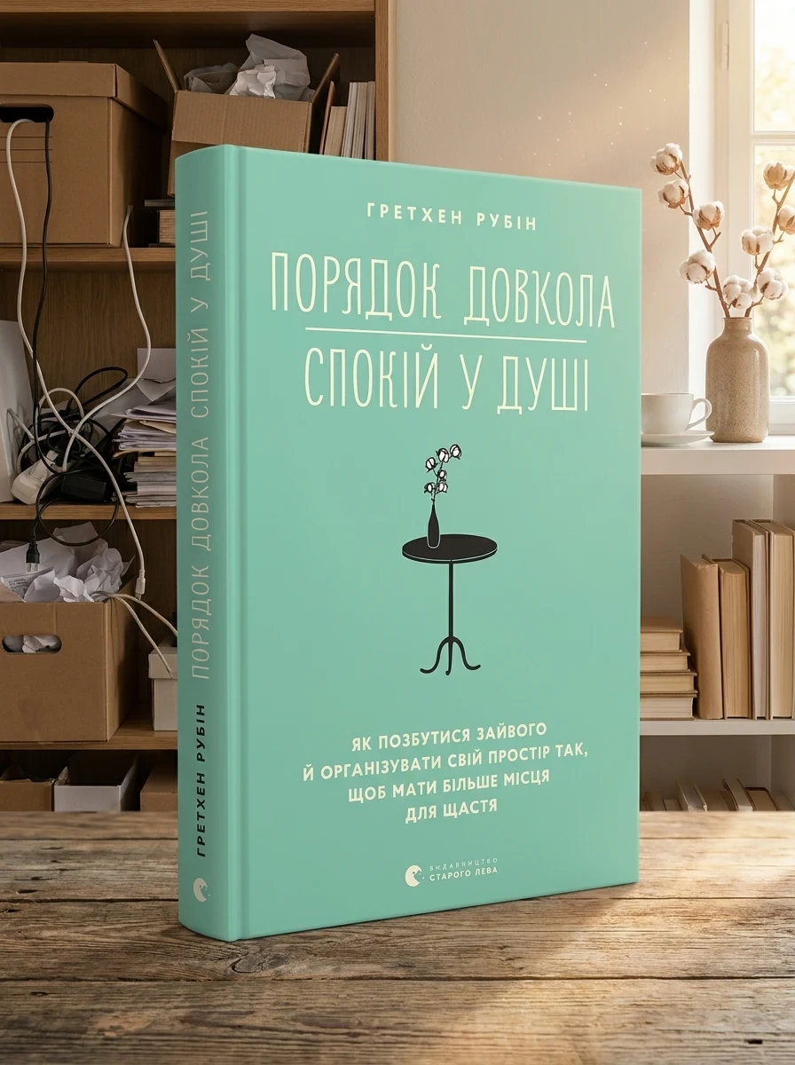 Порядок довкола — спокій у душі — Рубін Ґретхен, обкладинка