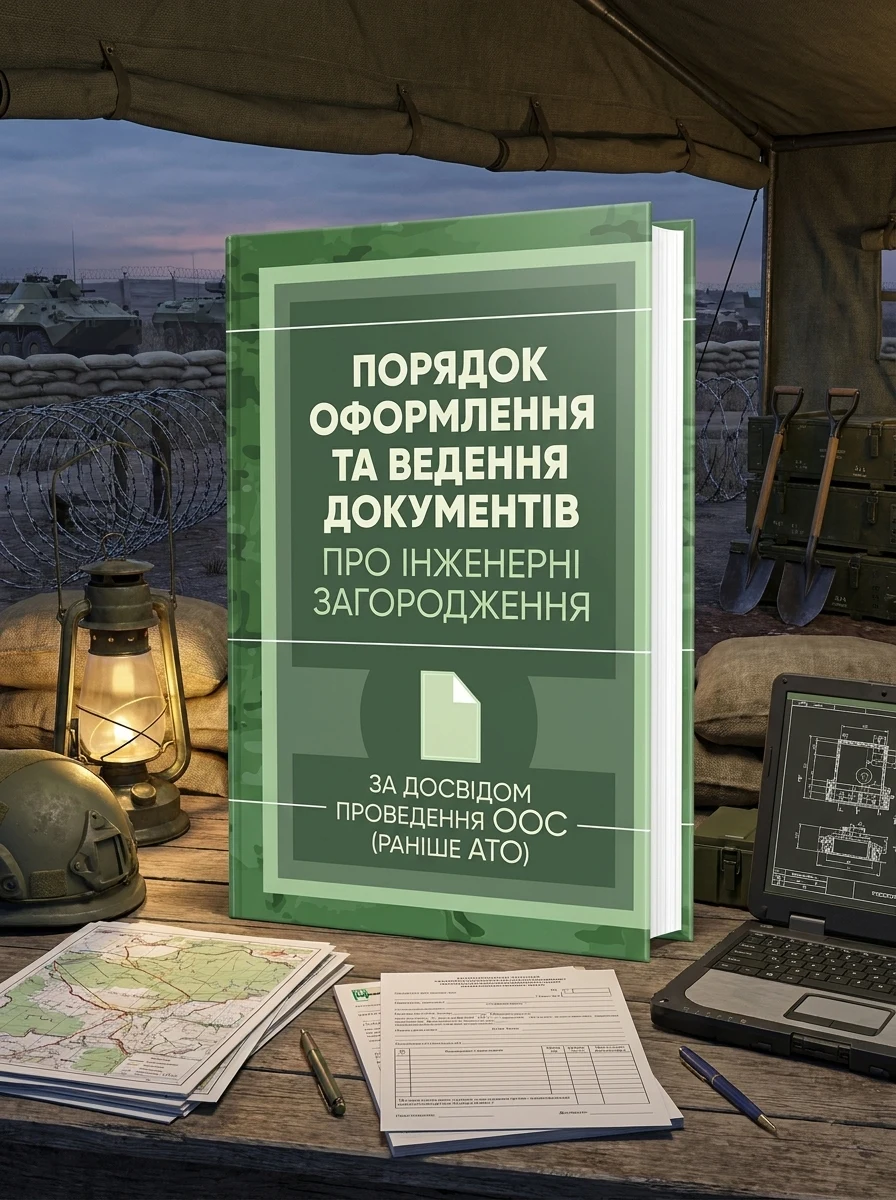 Порядок оформлення та ведення документів про інженерні загородження. За досвідом проведення ООС (раніше АТО), — Історія та публіцистика