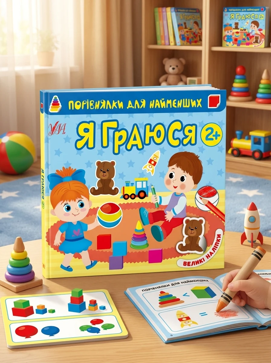 Порівнялки для найменших. Я граюся — Дитяча література