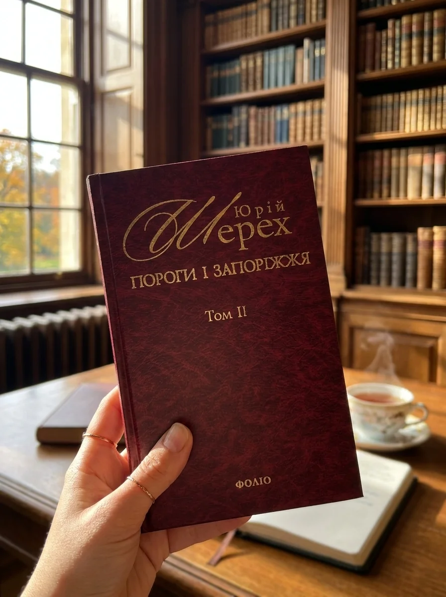 Пороги i Запорiжжя. Том 2 — Юрій Шерех, обкладинка