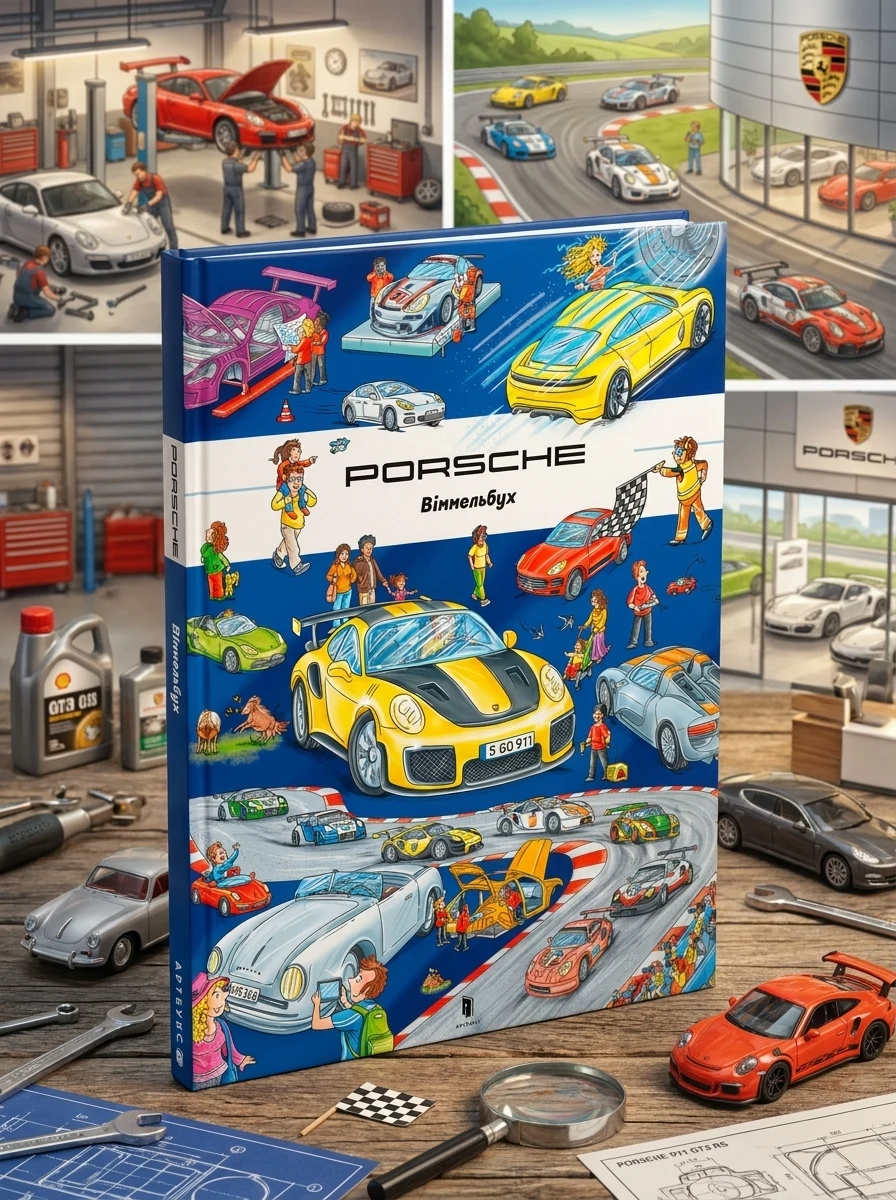 PORSCHE. Віммельбух — фото 2