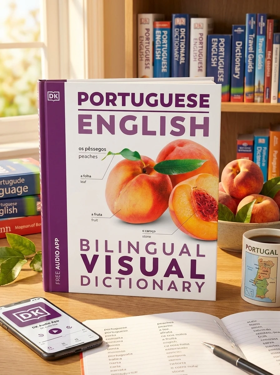 Portuguese-English Visual Bilingual Dictionary with FREE Audio APP — Вивчення мов