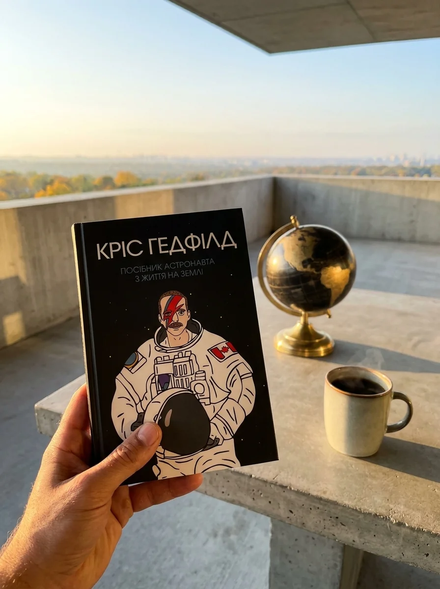 Посібник астронавта з життя на Землі ЖОРЖ — Кріс Гедфілд, обкладинка