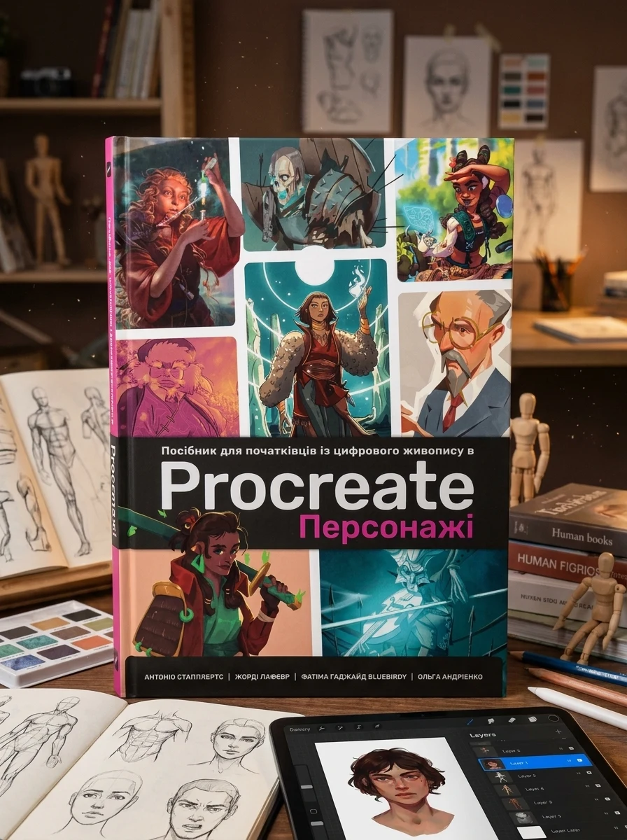 Посібник для початківців з цифрового живопису в Procreate 02: Персонажі — Комікси та манґи