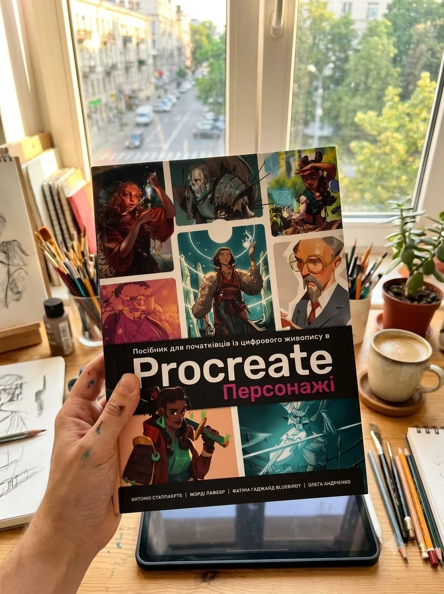 Посібник для початківців з цифрового живопису в Procreate. Персонажі — Художня література