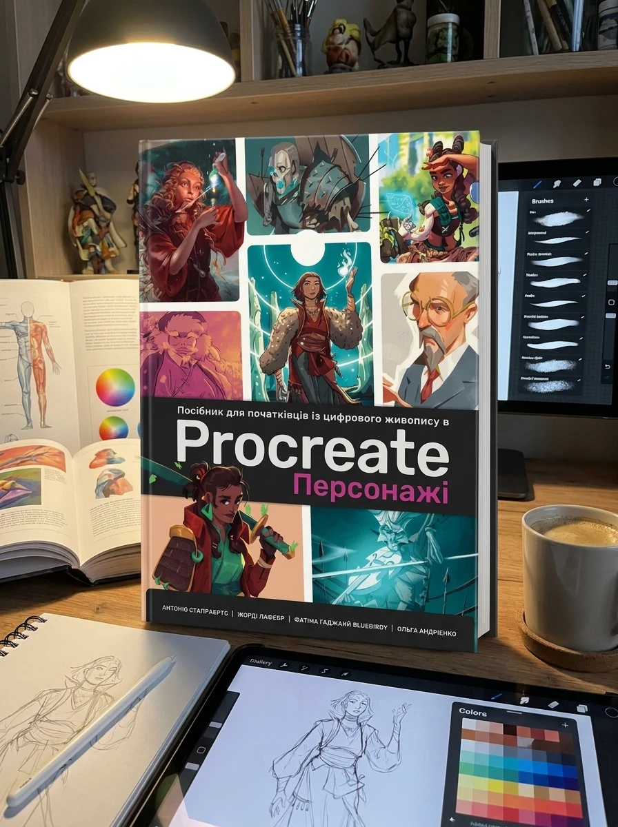 Посібник для початківців з цифрового живопису в Procreate. Персонажі