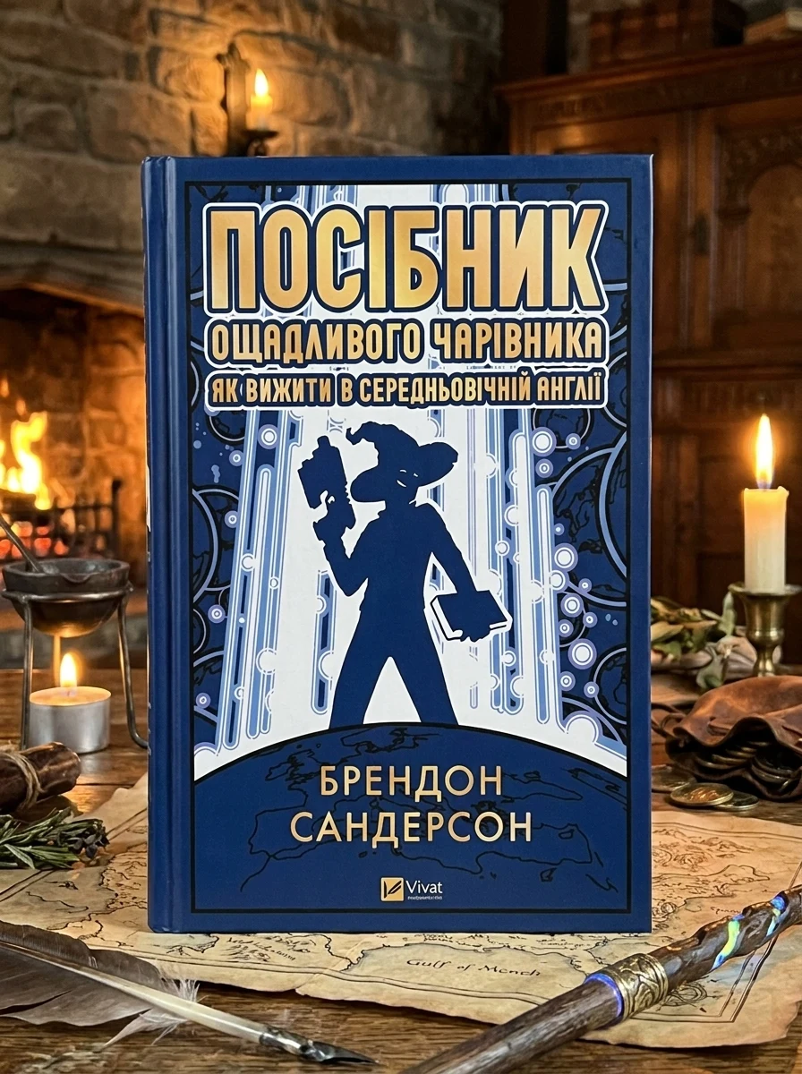 «Посібник ощадливого чарівника: як вижити в середньовічній Англії» Брендона Сандерсона