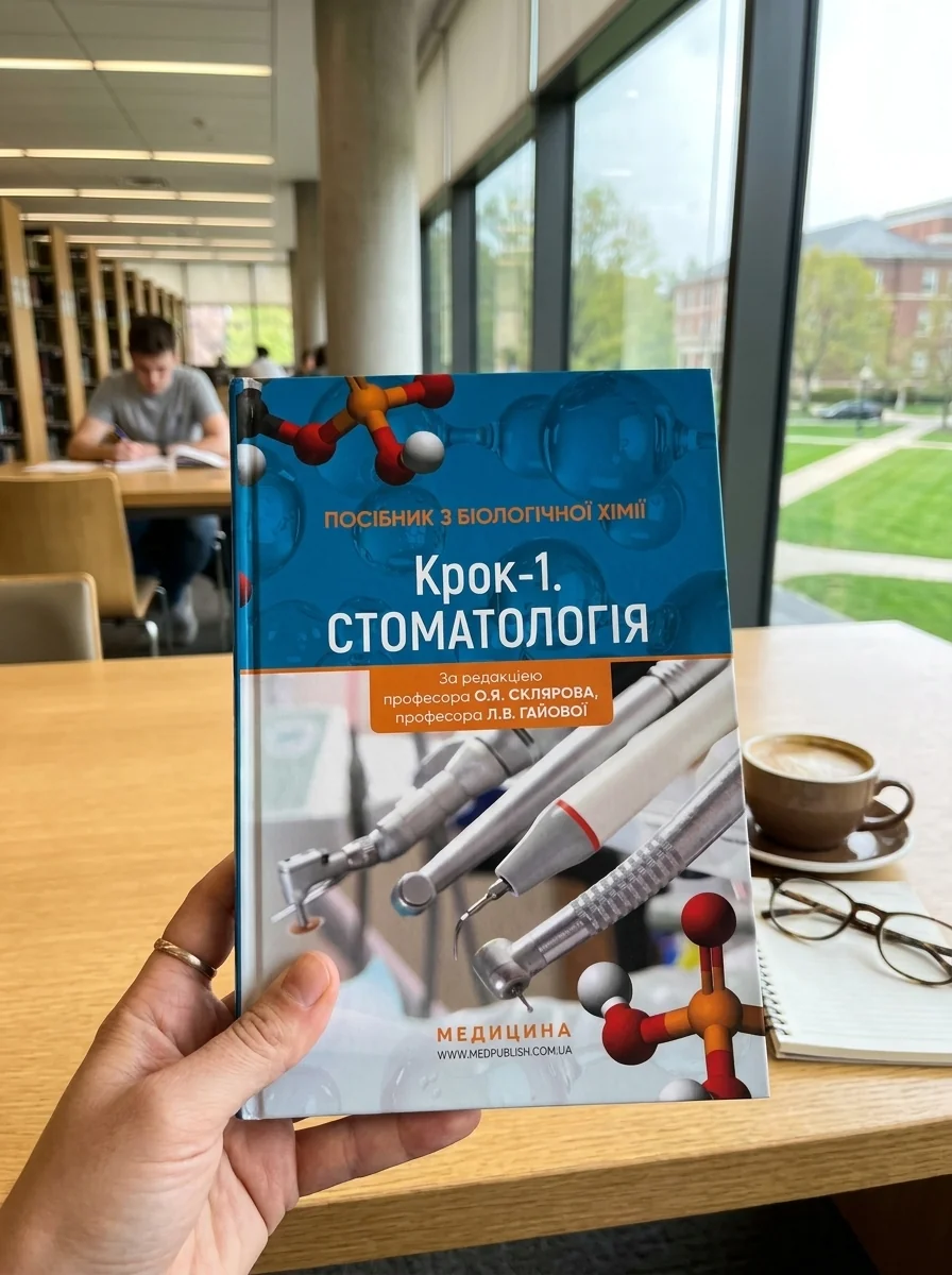 Посібник з біологічної хімії «Крок 1. Стоматологія»: навчальний посібник — Книги