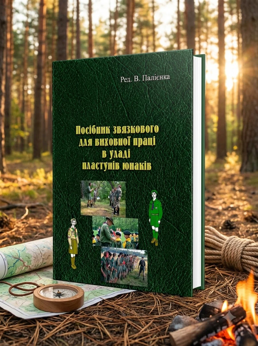 Посібник звязкового для виховної праці в уладі пластунів юнаків — Ред. В. Палієнка, обкладинка