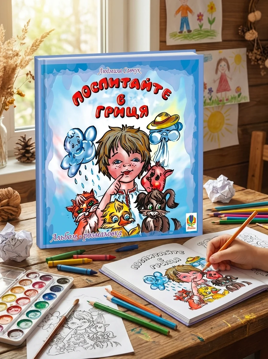 Поспитайте в Гриця. Альбом-розмальовка