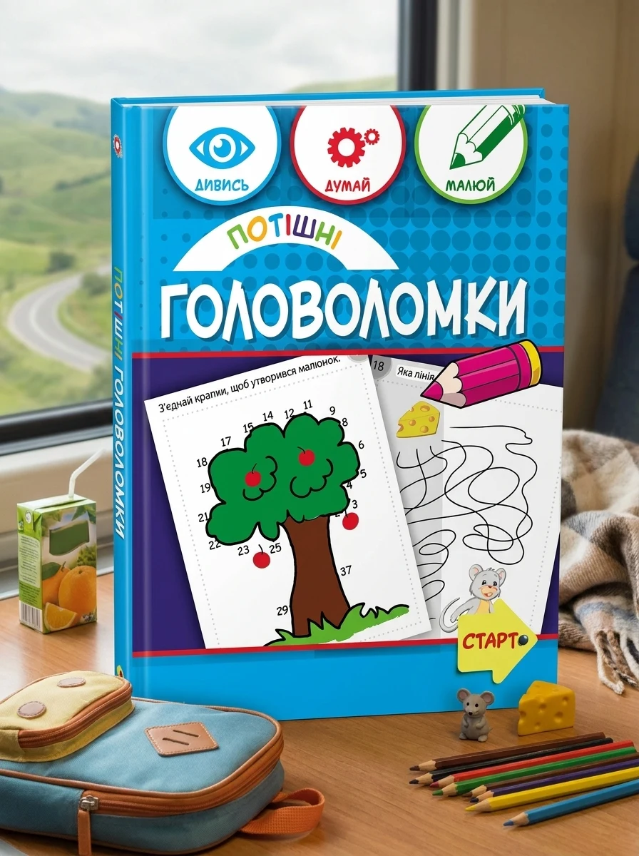 Потішні головоломки 6+, — Дитяча література