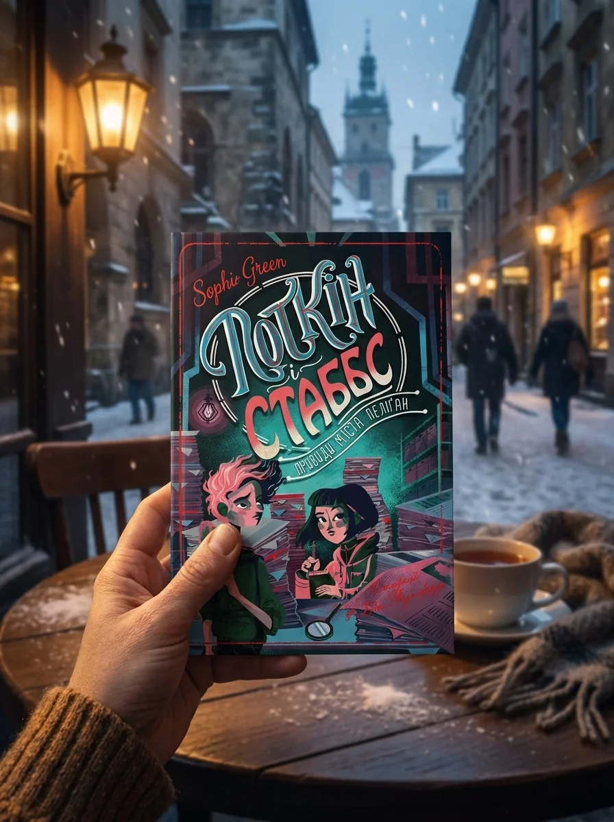 Поткін і Стаббс. Привиди міста Пеліґан. Книга 2 — Софі Ґрін, обкладинка