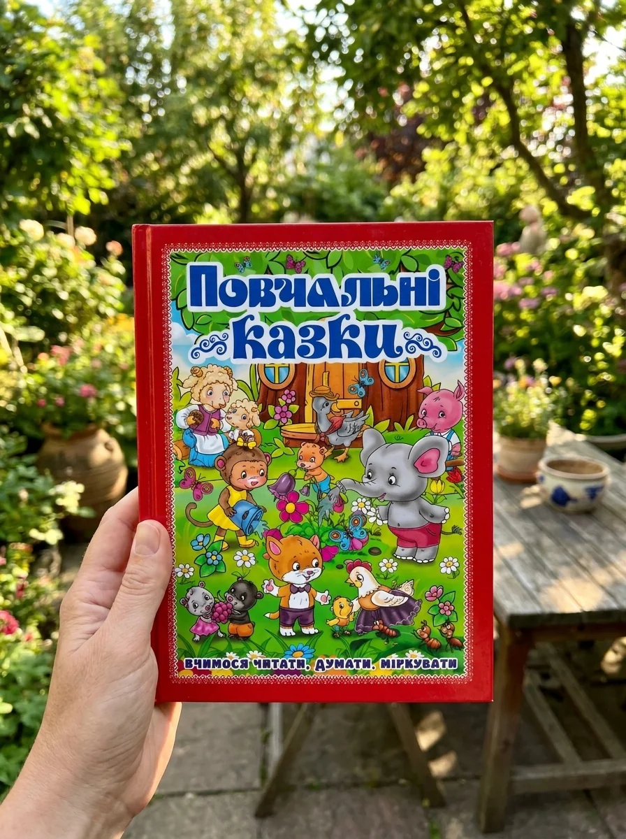 Повчальні казки. Вчимося читати, думати, міркувати (червона) — Збірник, обкладинка