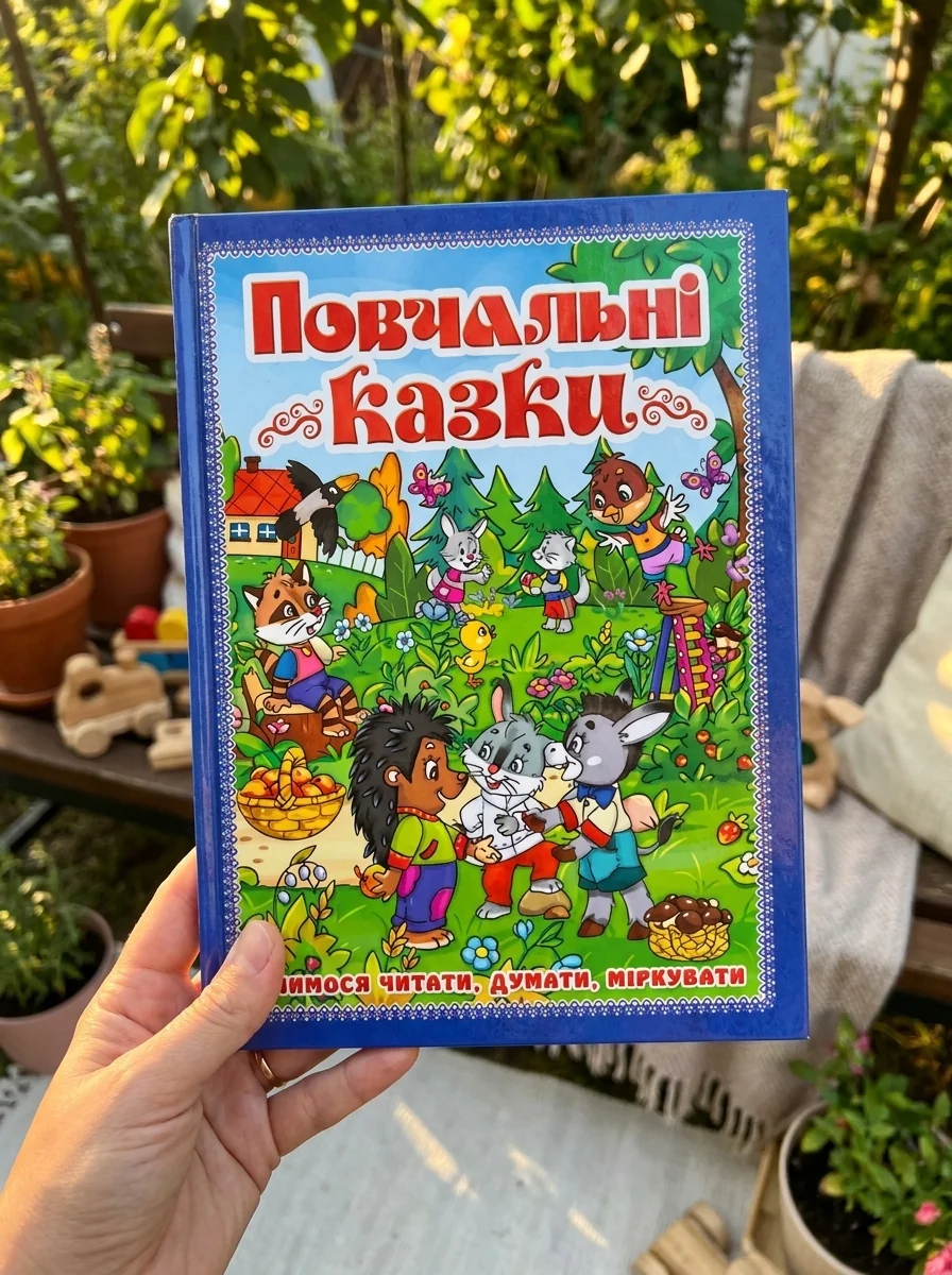 Повчальні казки. Вчимося читати, думати, міркувати (синя) — Дитячі книги
