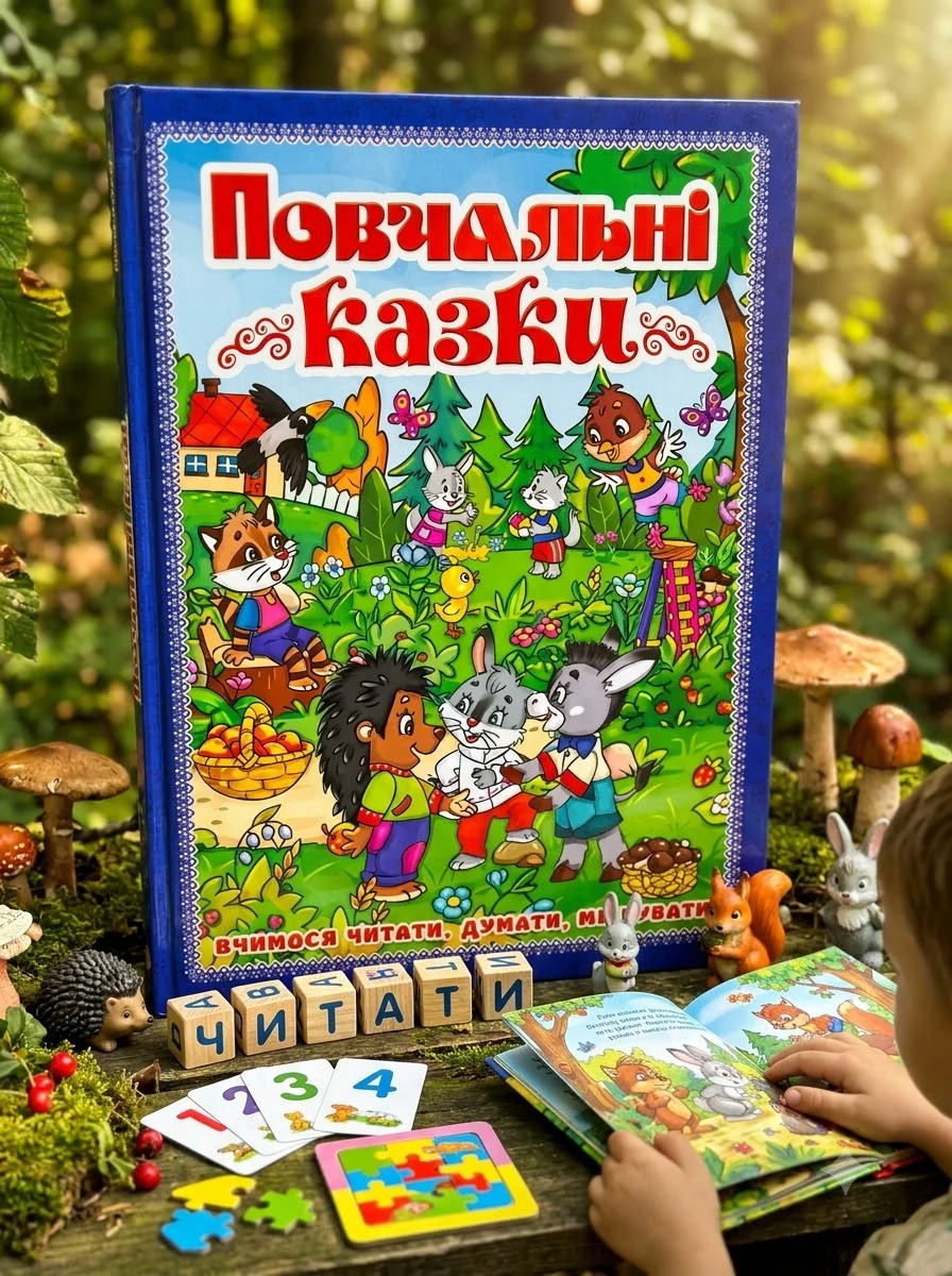 Повчальні казки. Вчимося читати, думати, міркувати (синя) — фото 2