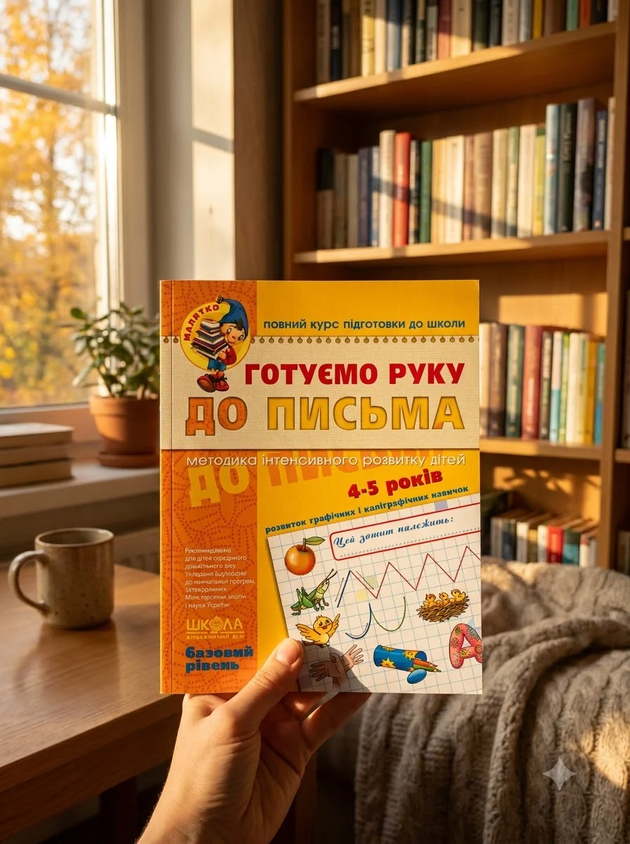 Готуємо руку до письма. Базовий рівень — Підготовка до школи