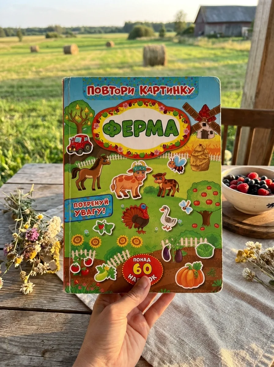 Повтори картинку. Ферма — Дитяча література