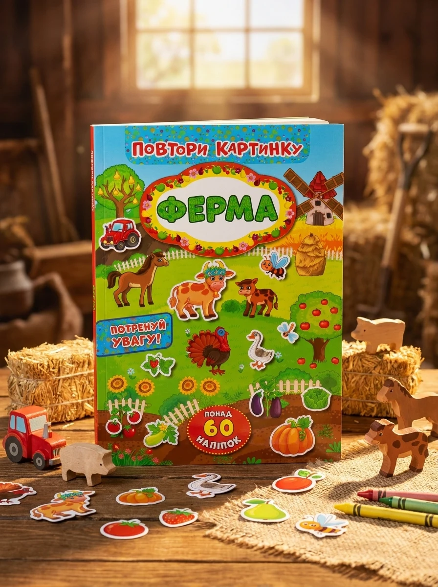 Повтори картинку. Ферма, — Дитяча література