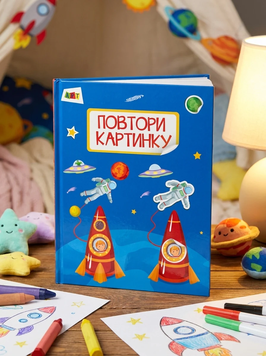 Повтори картинку. Космос, — Дитяча література