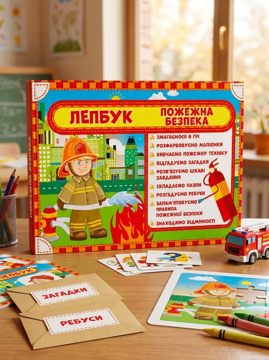 Пожежна безпека. Лепбук — Вивчення мов