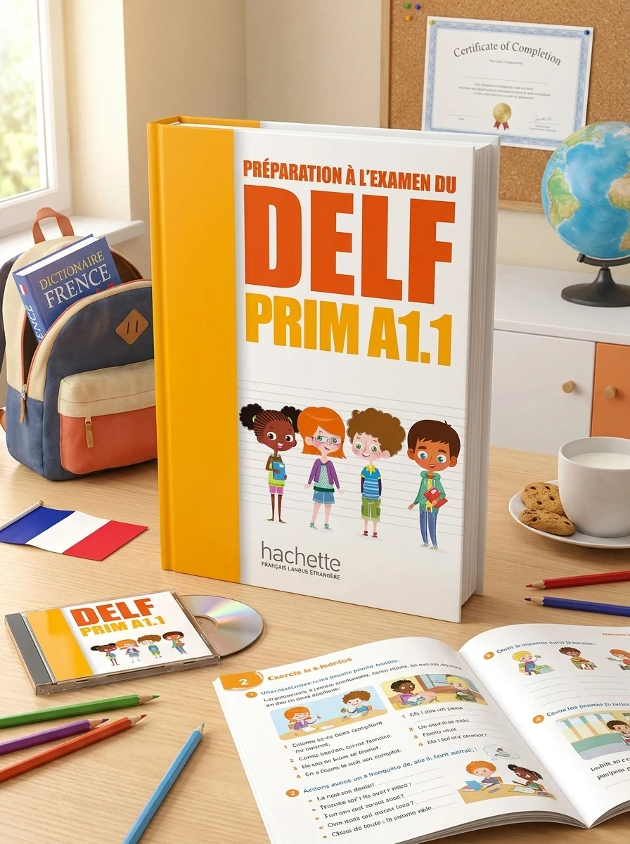 Préparation à l'examen du DELF PRIM A1.1 Livre de l'eleve + CD audio — Вивчення мов