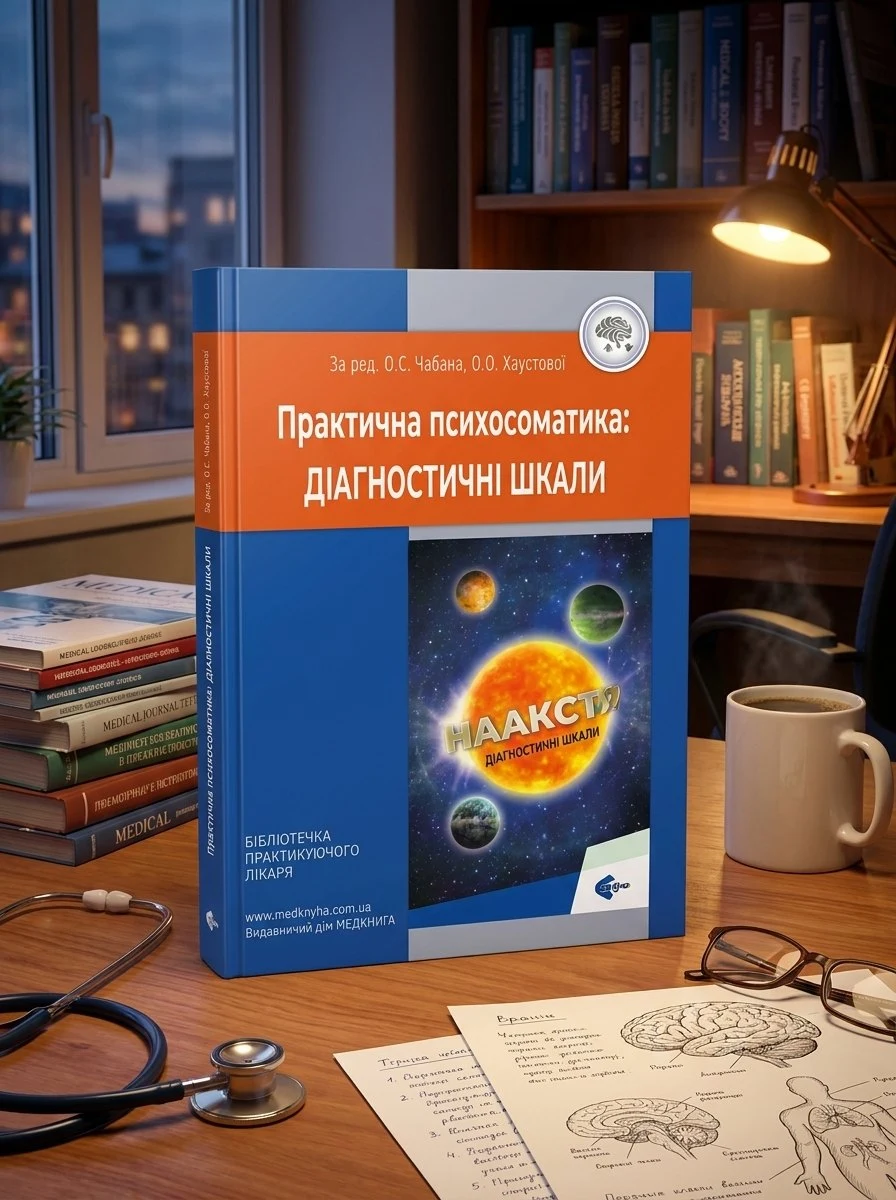 Практична психосоматика: діагностичні шкали — Хаустова О.О., обкладинка