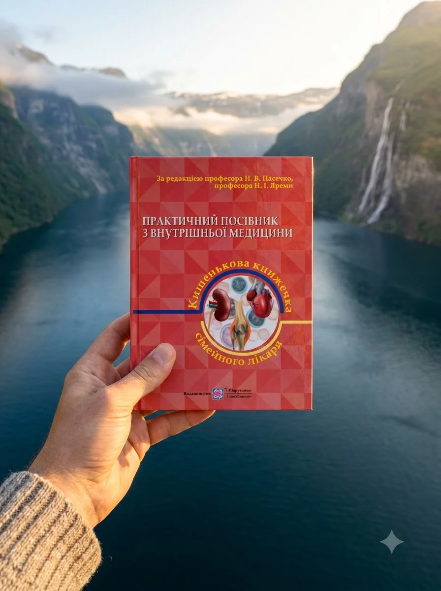 Практичний посібник з внутрішньої медицини або кишенькова книжка сімейного лікаря. Частина 2 Пасєчко Н., обкладинка