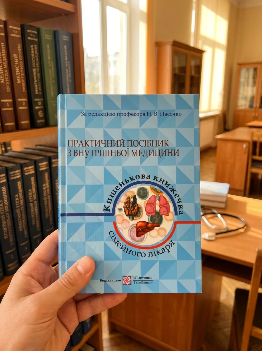 Практичний посібник з внутрішньої медицини або кишенькова книжка сімейного лікаря. Частина 1 Пасєчко Н., обкладинка